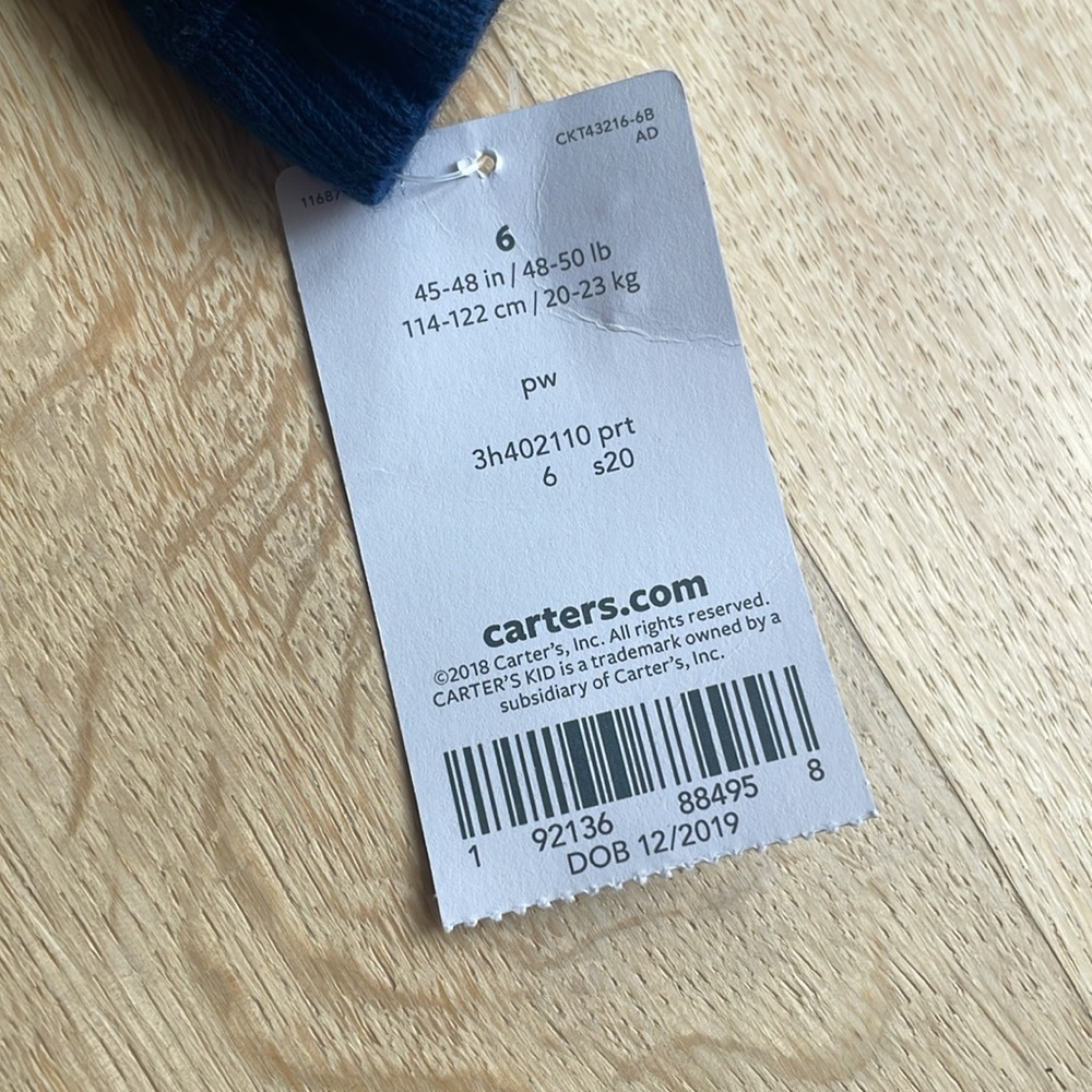Carters Blue Anchor Print Polo Shirt. New With Tags - Picture 2 of 6